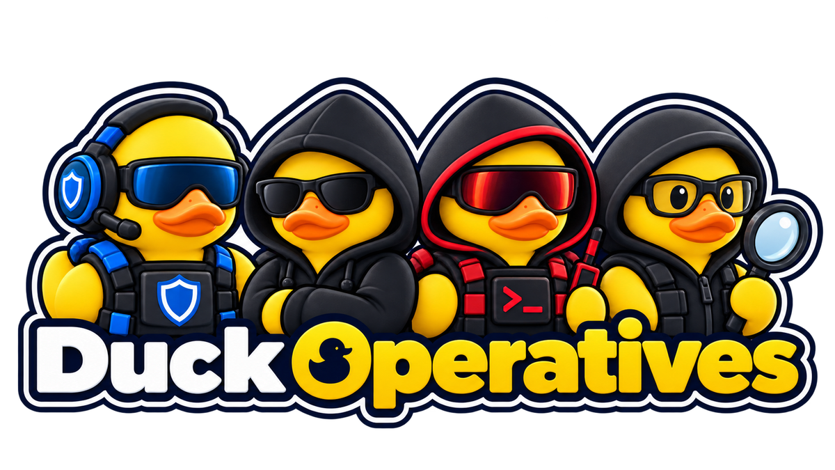 Duck Operatives — Blue Team, Black Hat, Red Team and Threat Hunter